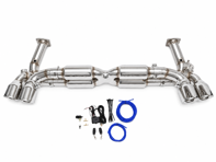 Système d'échappement Fabspeed RACE Valved Supersport X-Pipe. Porsche 991.2 Twin Turbo / Turbo S (2017-2020) - 99111173170, 99111173171 - FS.POR.9912T.SSRXVQB, FS.POR.9912T.SSRXVQ